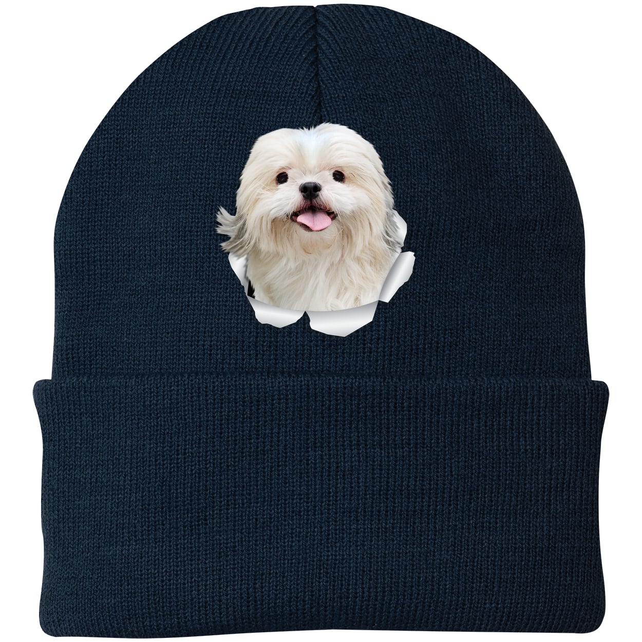 CP90 Port & Company Knit Beanie - Navy