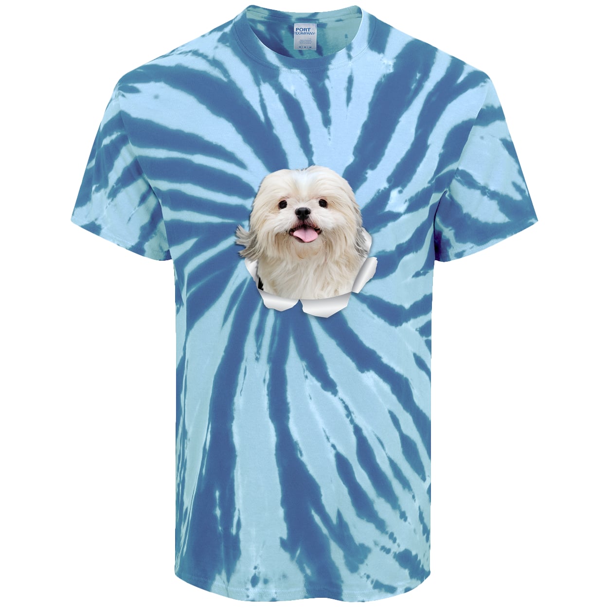 PC147 Port & Company Tie-Dye Tee - Royal