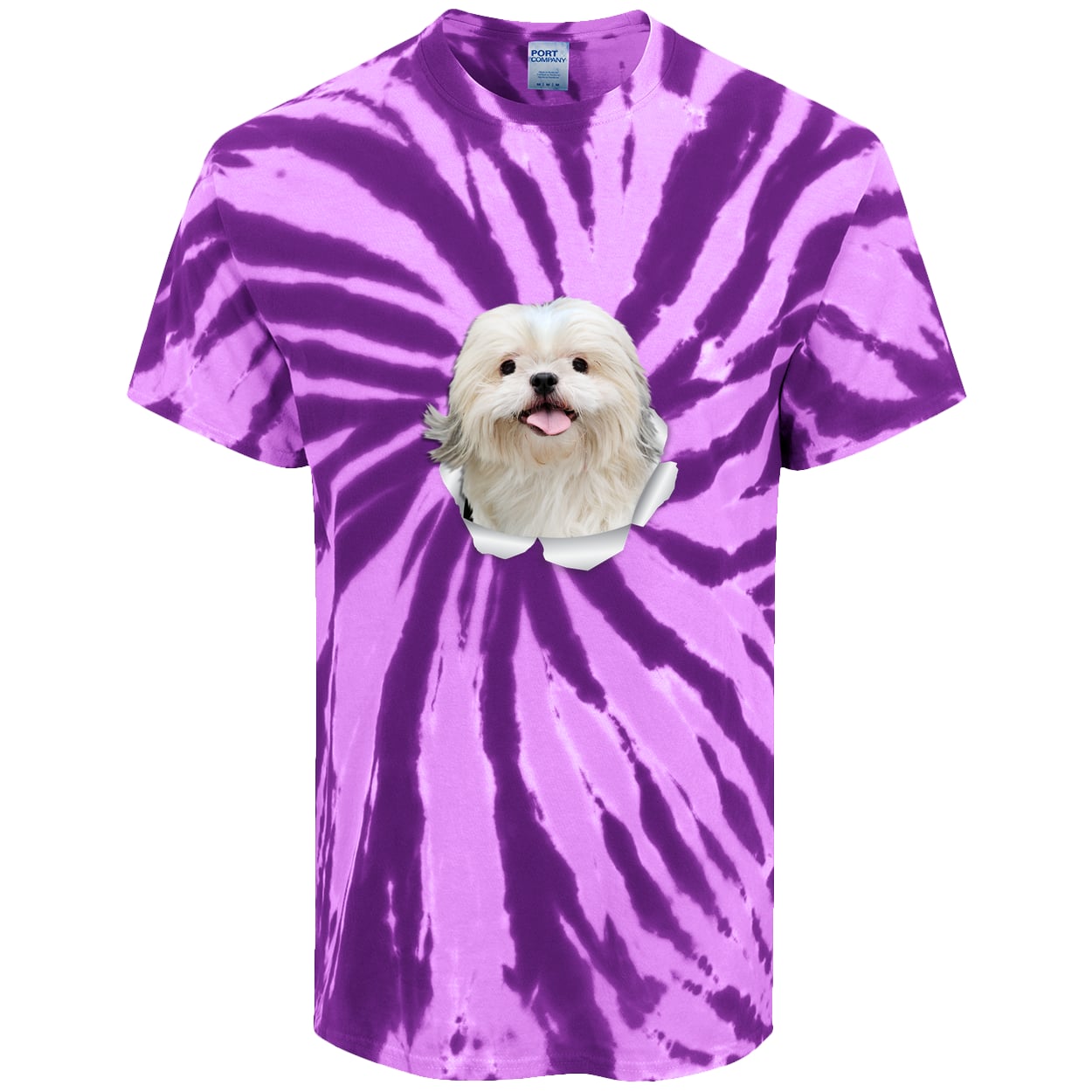 PC147 Port & Company Tie-Dye Tee - Purple