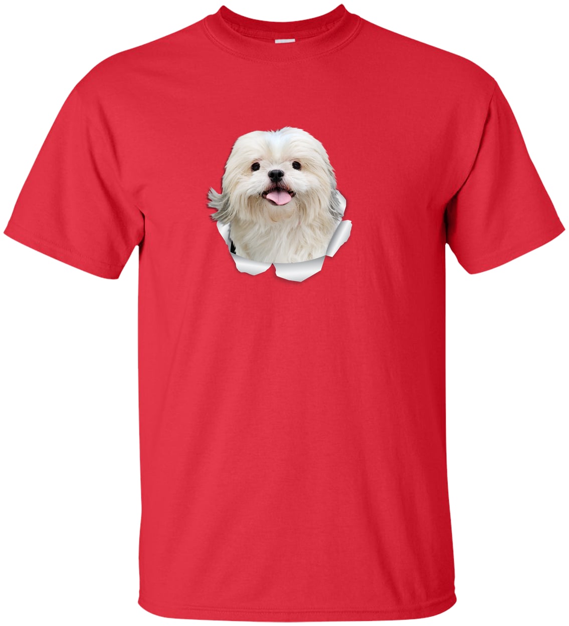 G200T Gildan Mens Tall Ultra Cotton Tee - Red