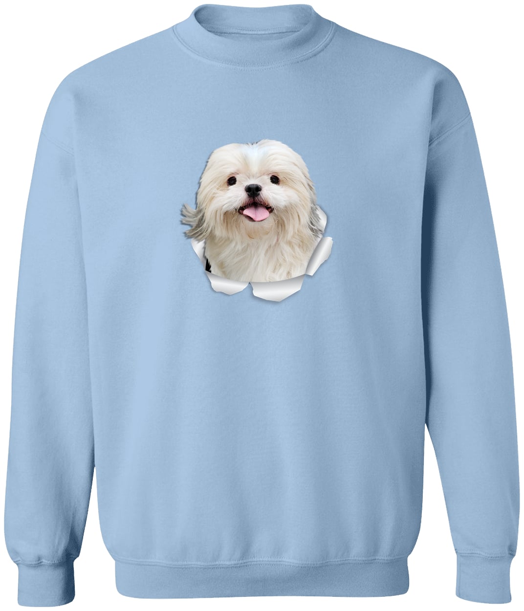G180 Gildan Crewneck Pullover Sweatshirt - Light Blue