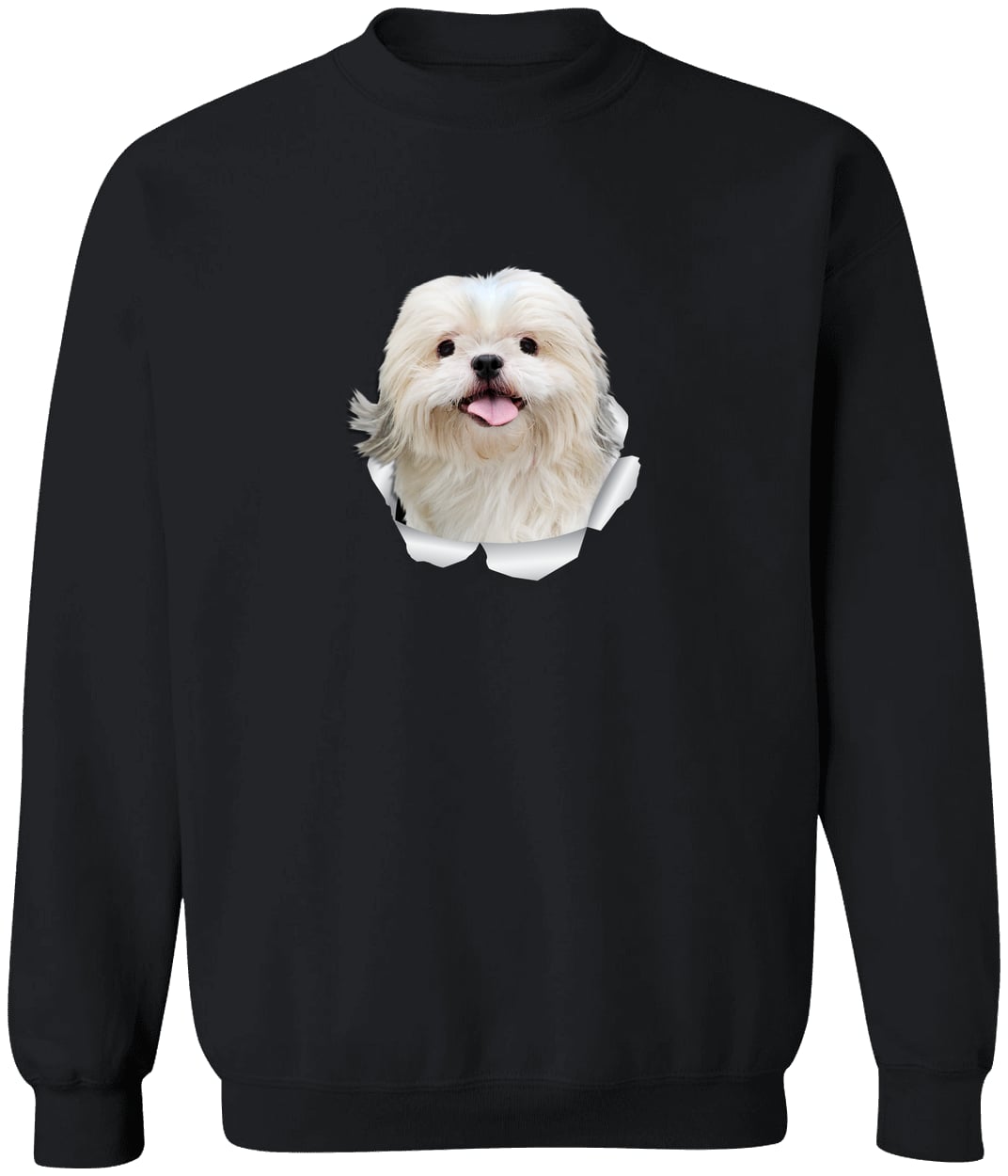 G180 Gildan Crewneck Pullover Sweatshirt - Black