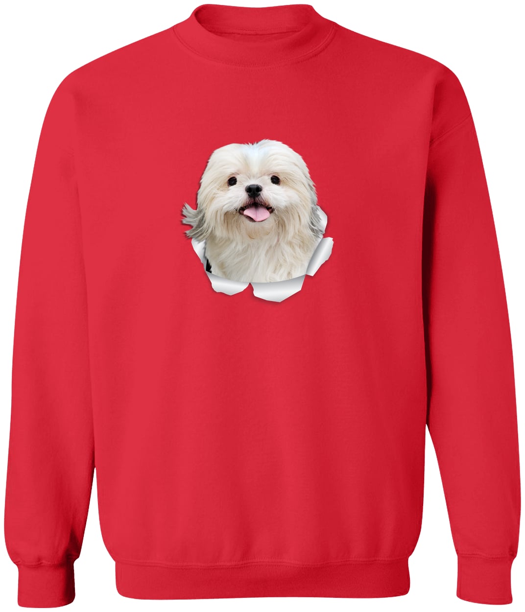 G180 Gildan Crewneck Pullover Sweatshirt - Red