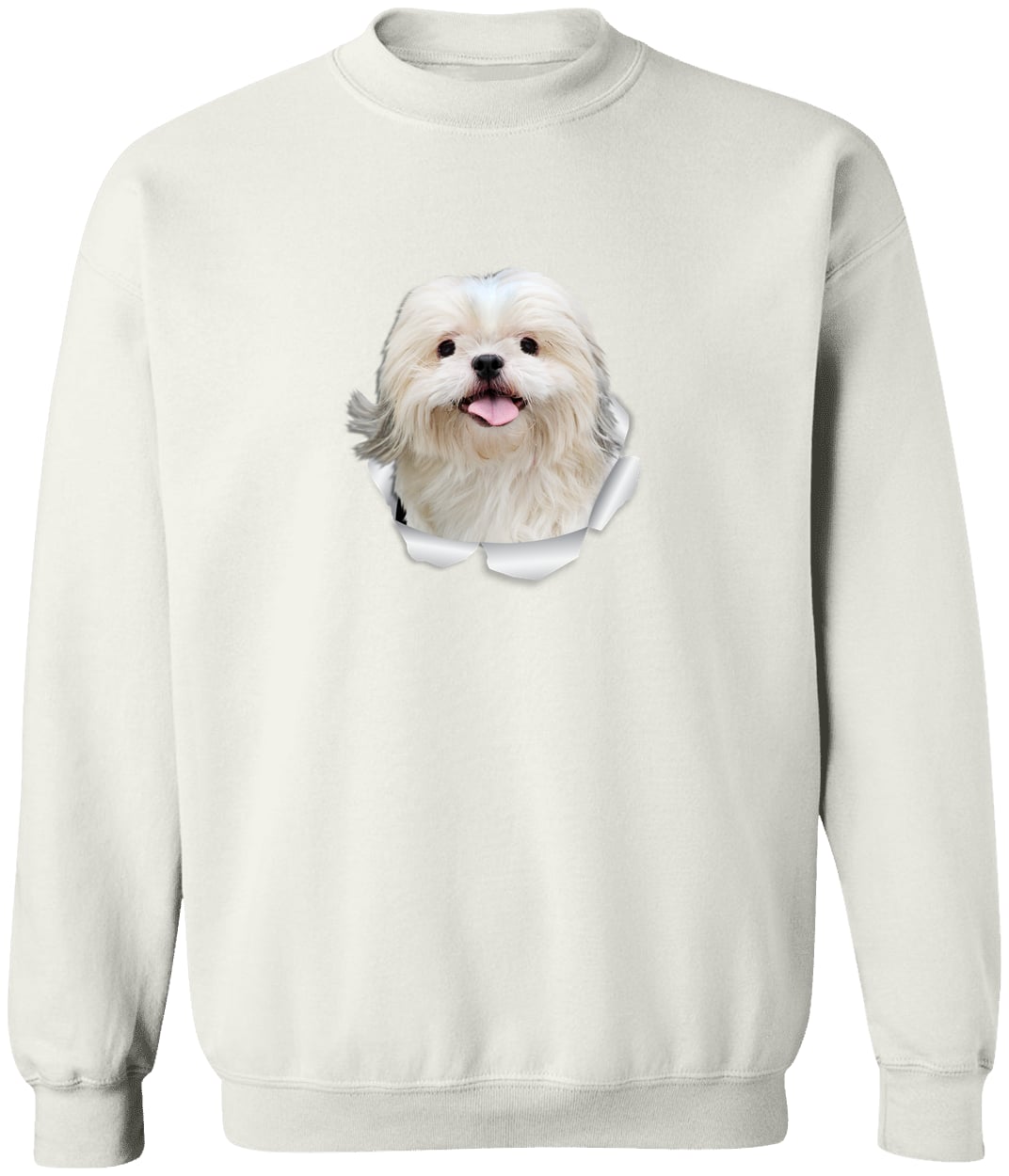 G180 Gildan Crewneck Pullover Sweatshirt - White