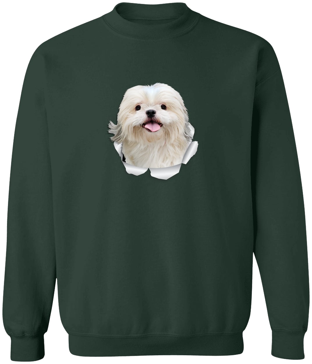 G180 Gildan Crewneck Pullover Sweatshirt - Forest Green