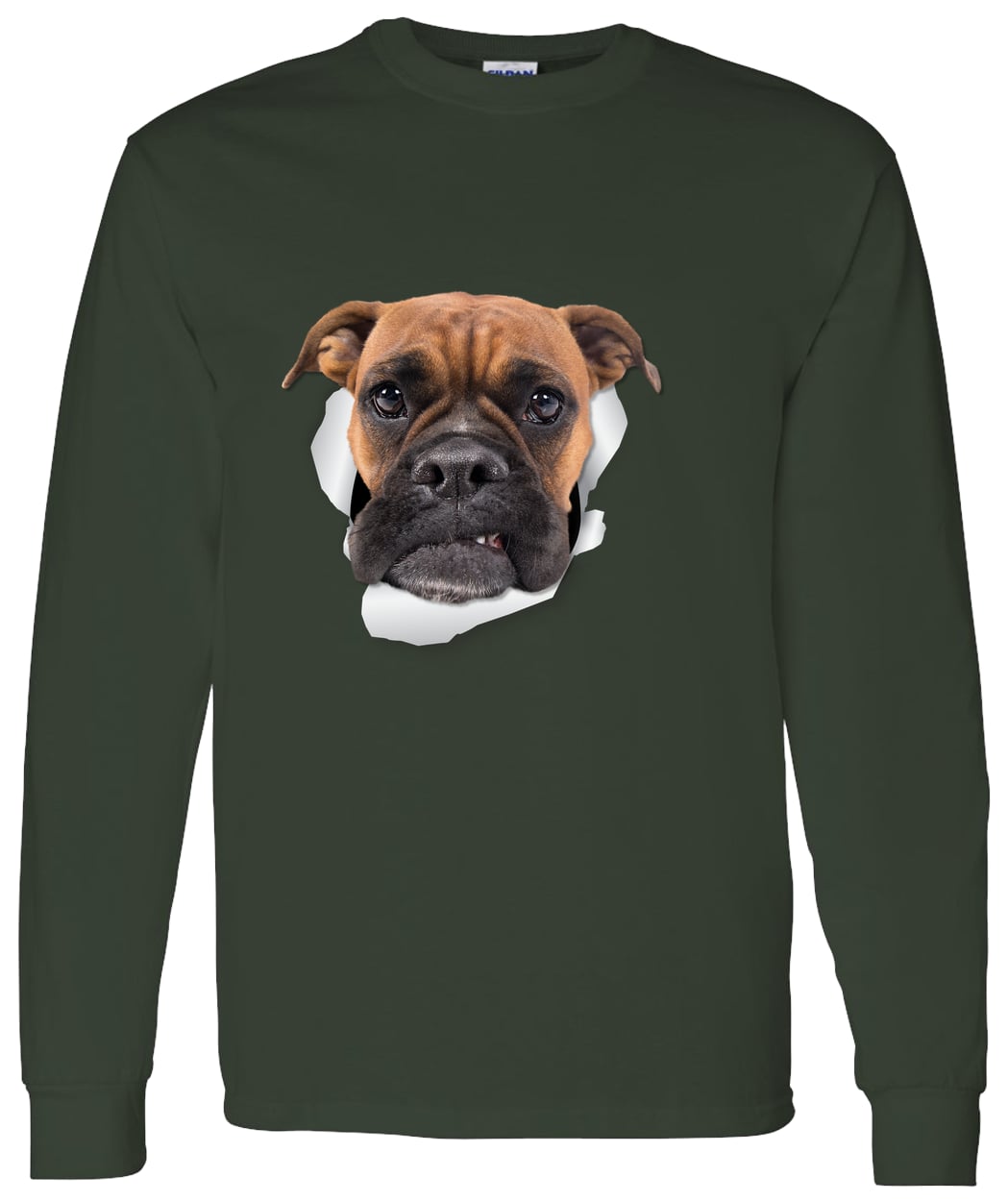 G540 LS T-Shirt 5.3 oz. - Forest Green