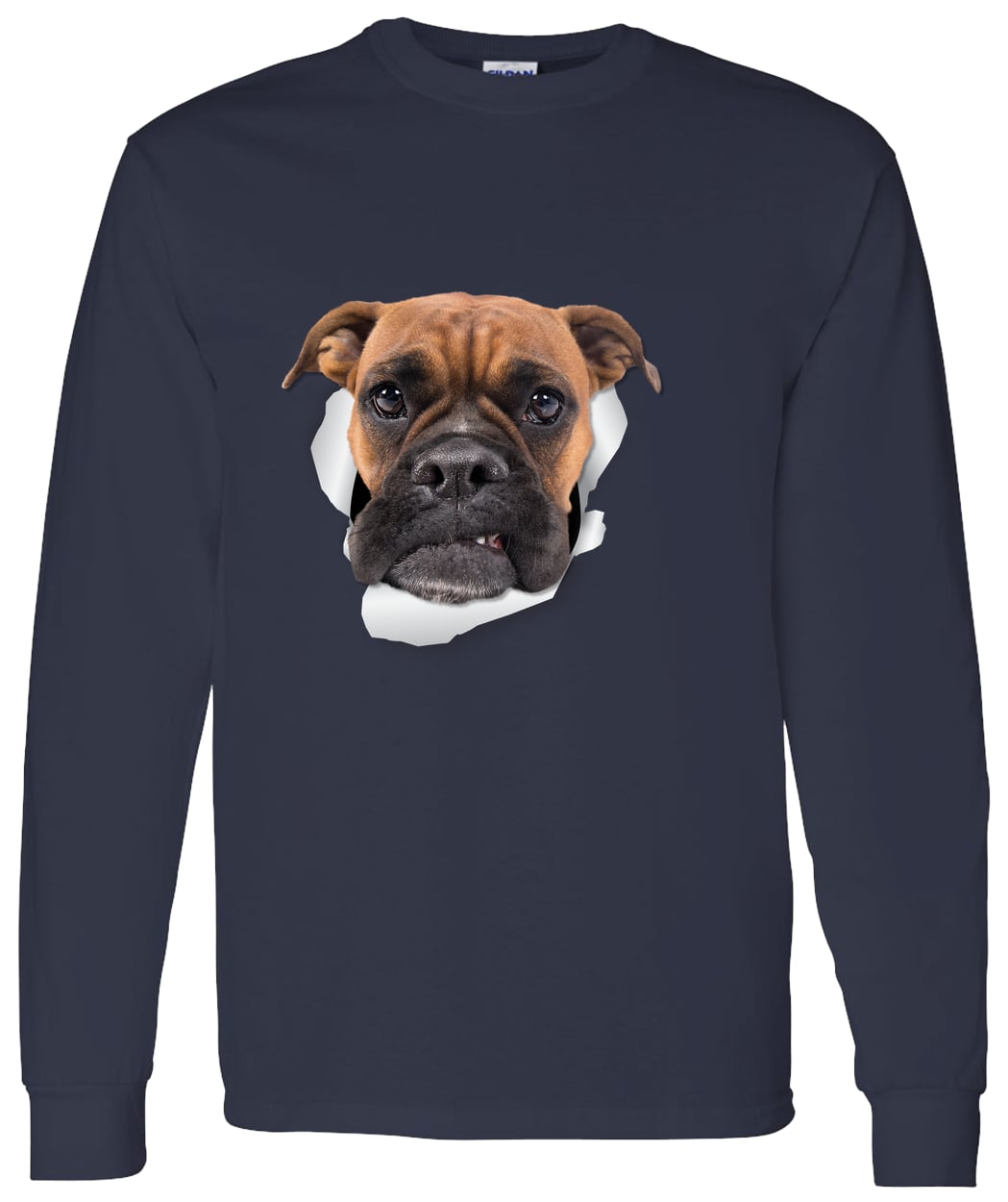 G540 LS T-Shirt 5.3 oz. - Navy
