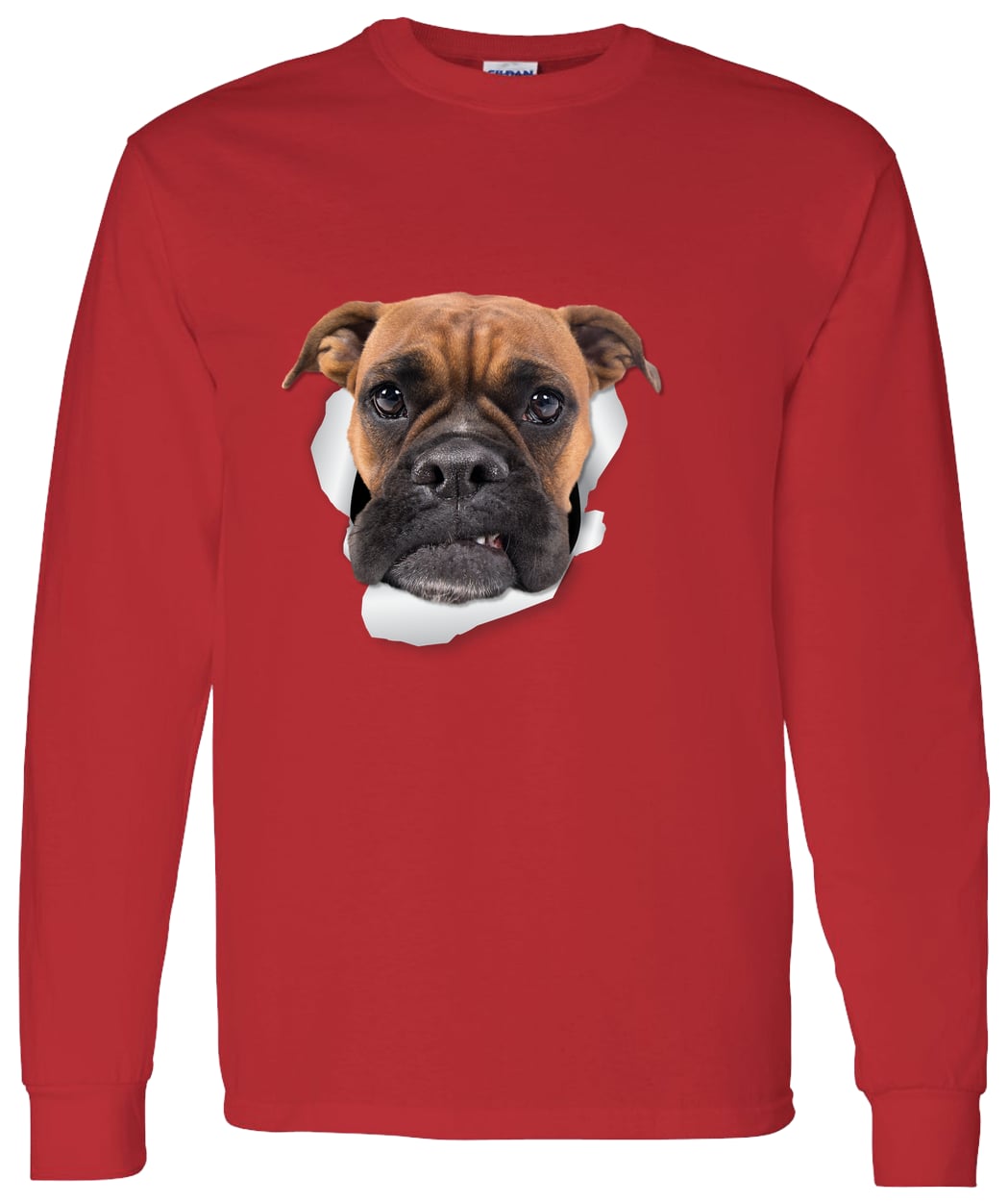 G540 LS T-Shirt 5.3 oz. - Red