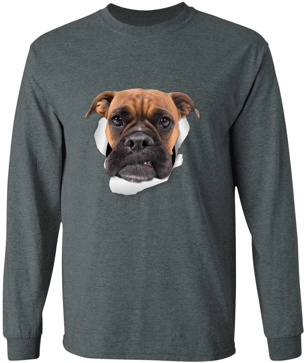 G540 LS T-Shirt 5.3 oz. - Dark Heather