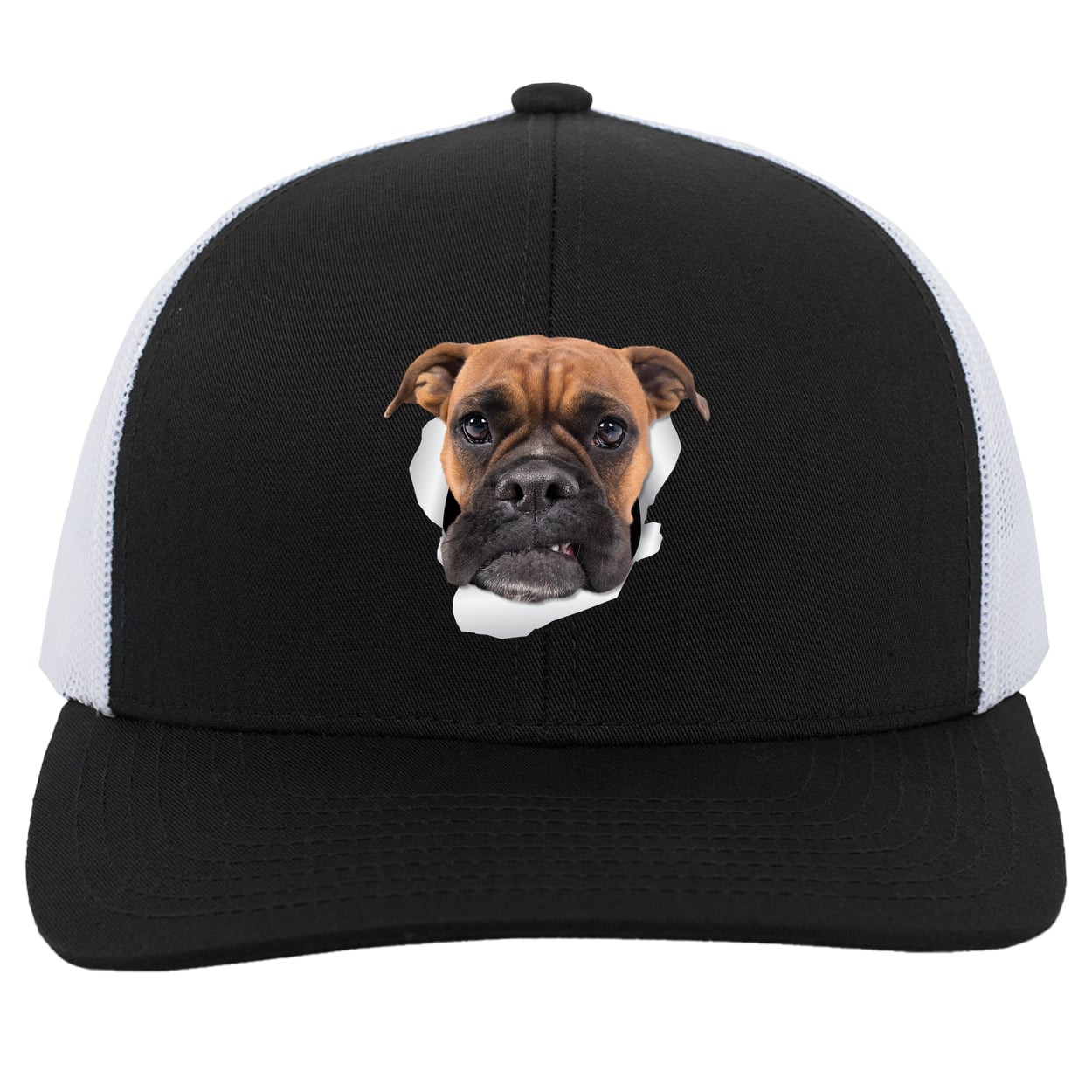 104C Trucker Snap Back - Black/White