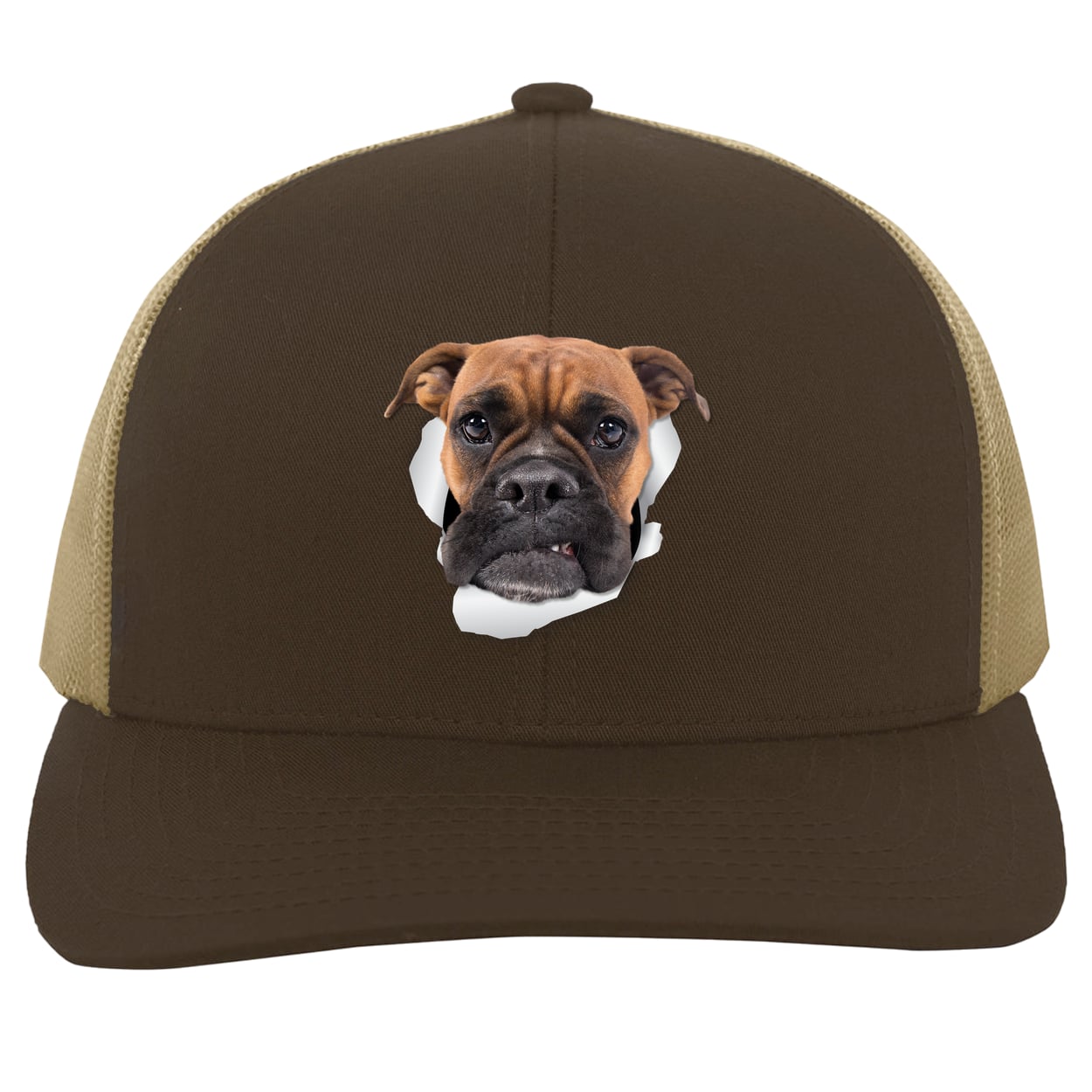 104C Trucker Snap Back - Brown/Khaki
