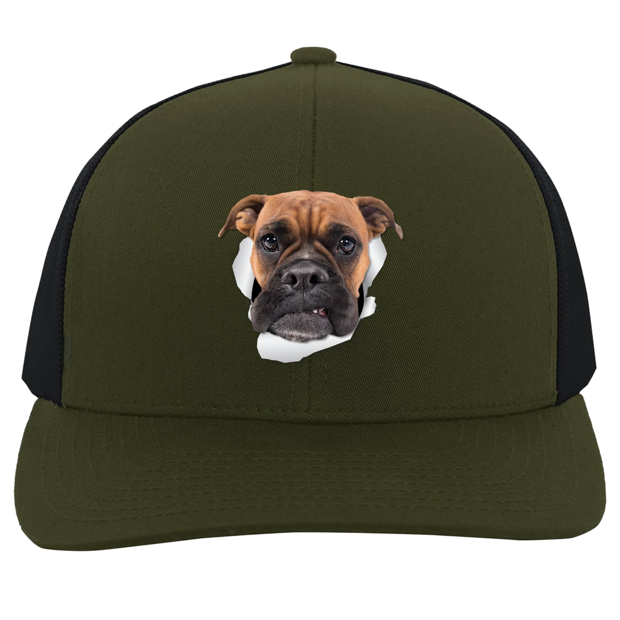 104C Trucker Snap Back - Moss/Charcoal