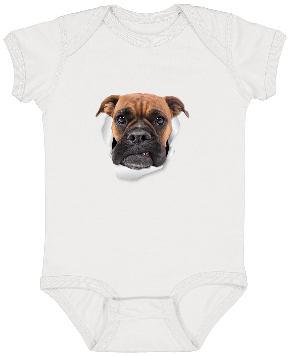 4424 Infant Fine Jersey Bodysuit - White