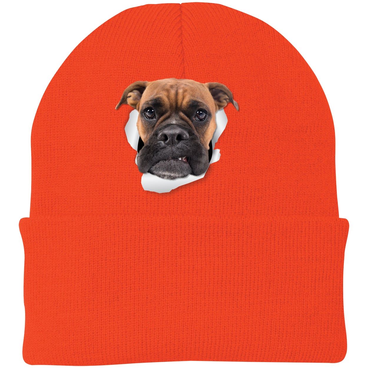 CP90 Port & Company Knit Beanie - Athletic Orange