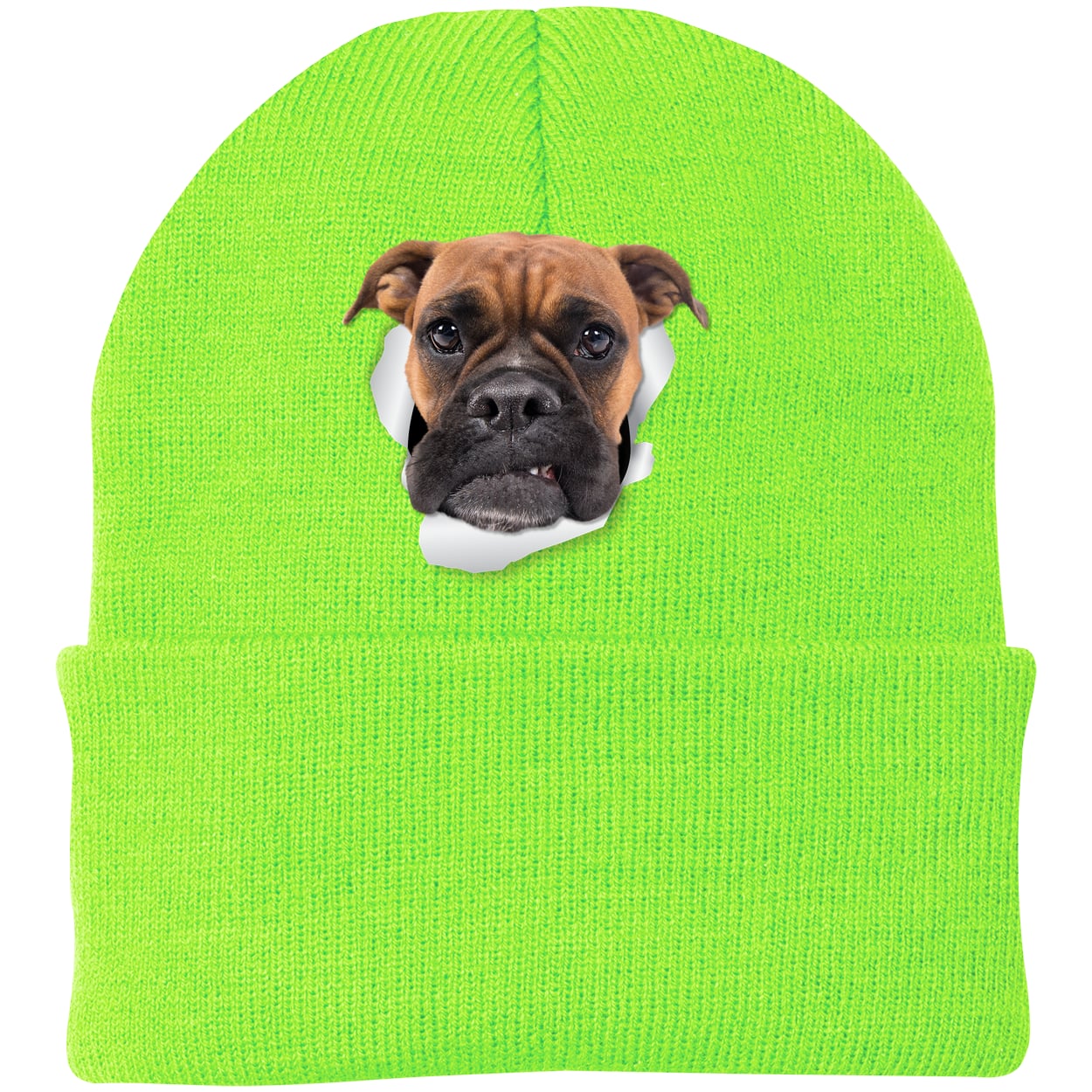 CP90 Port & Company Knit Beanie - Neon Green