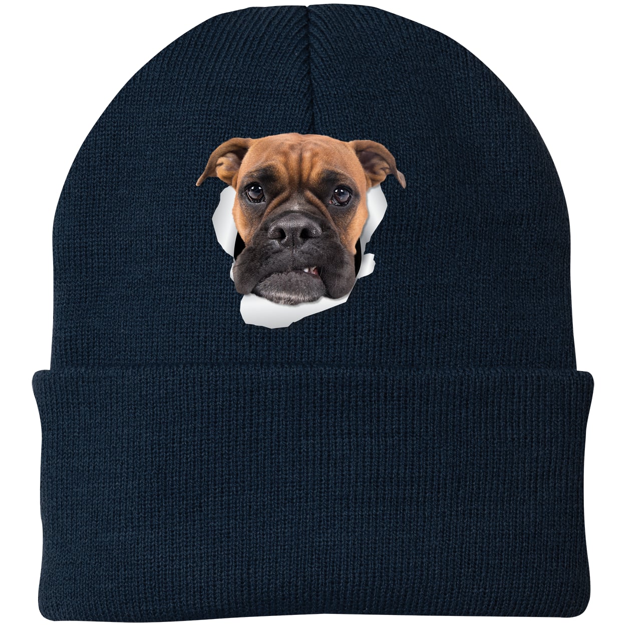 CP90 Port & Company Knit Beanie - Navy
