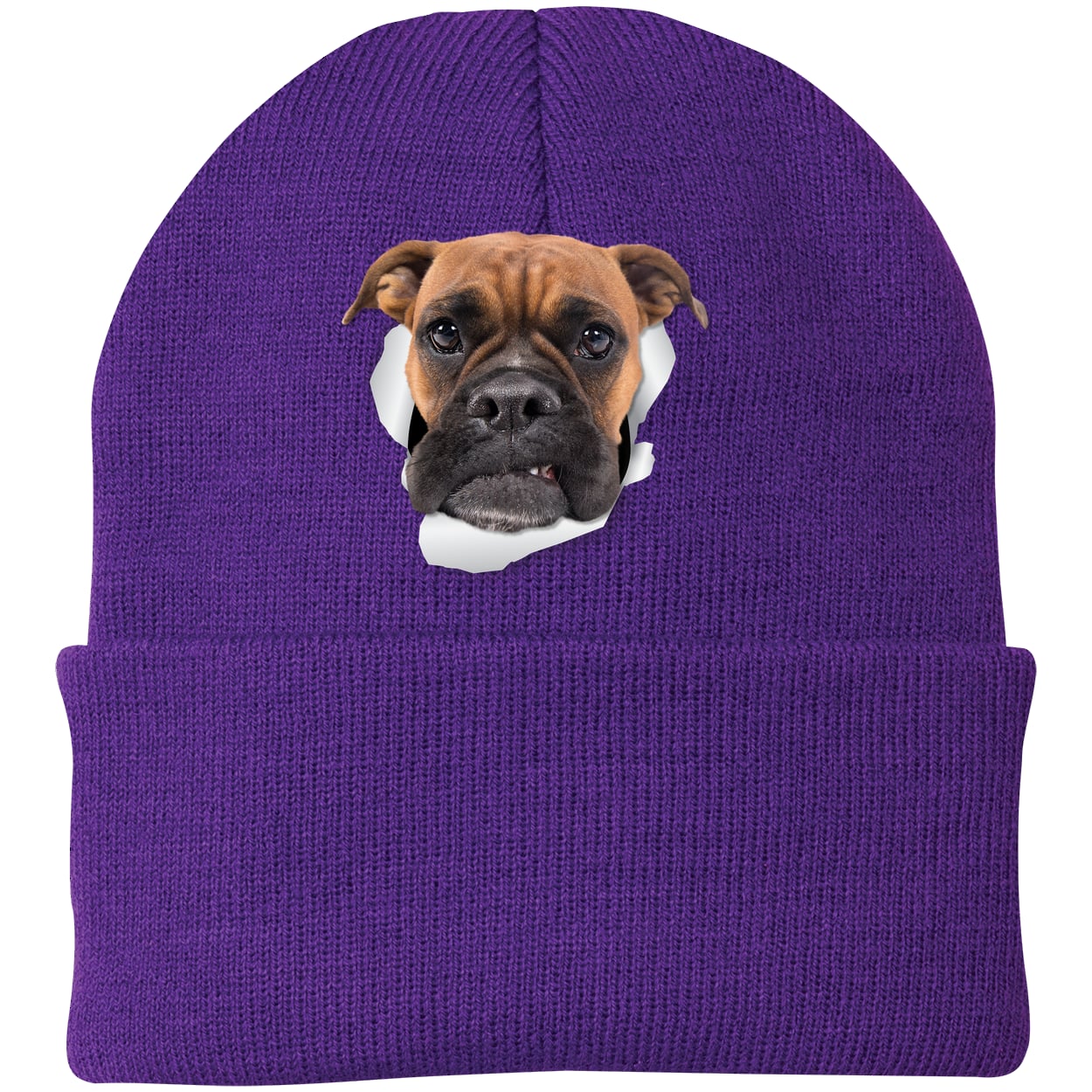 CP90 Port & Company Knit Beanie - Athletic Purple