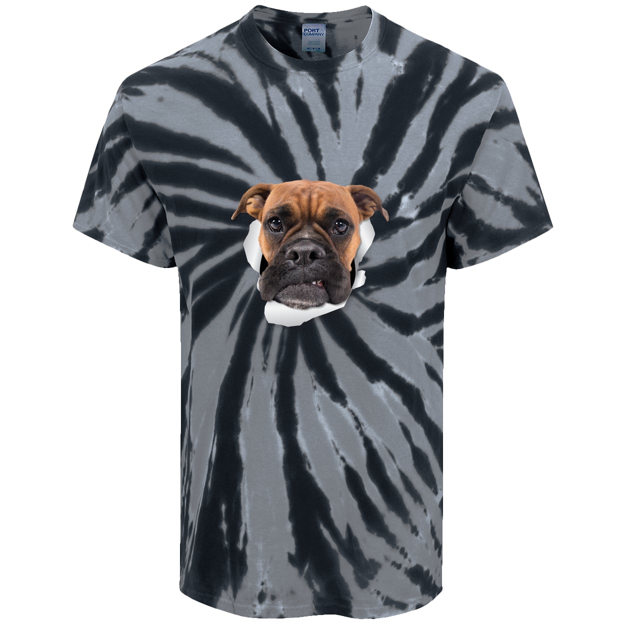 PC147 Port & Company Tie-Dye Tee - Black