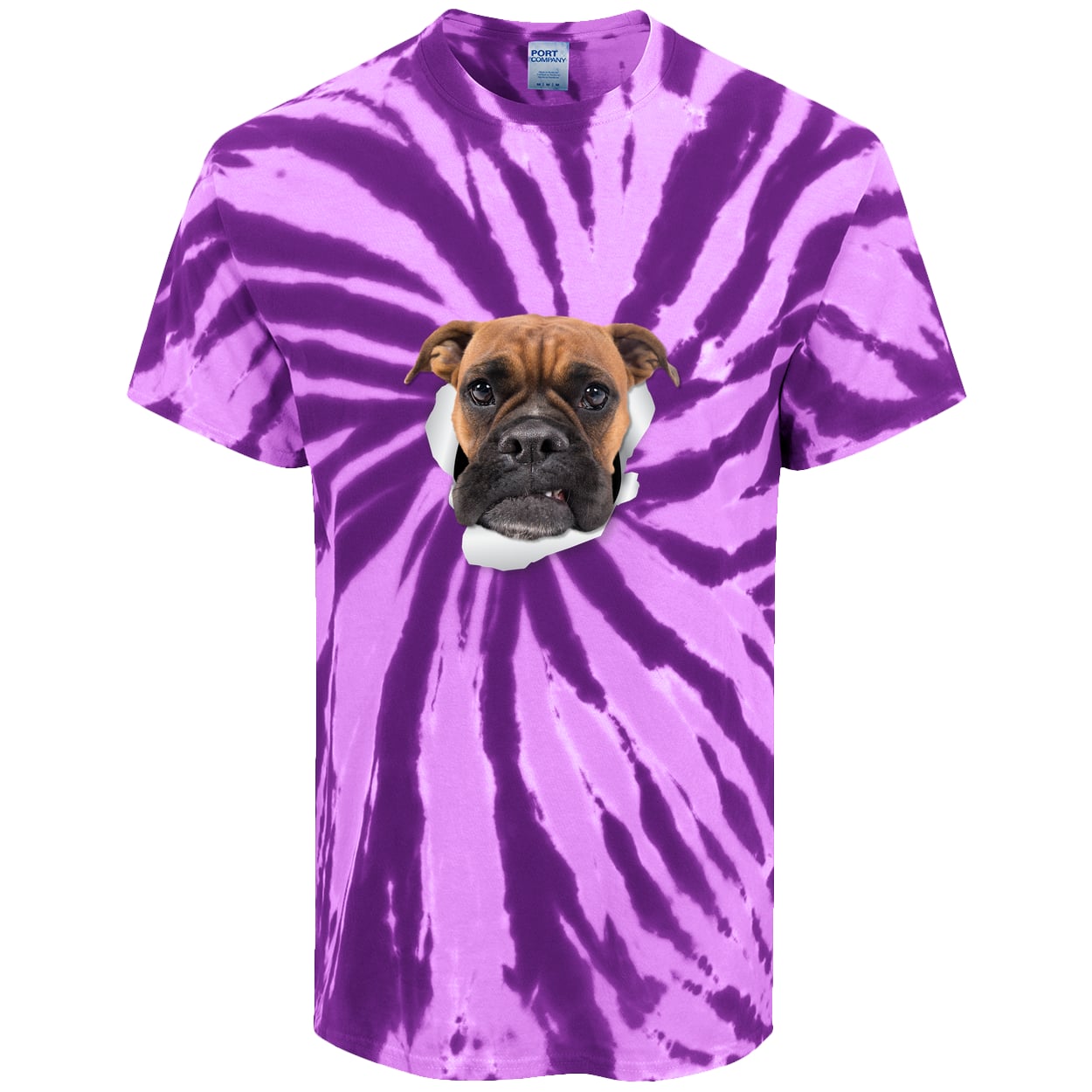 PC147 Port & Company Tie-Dye Tee - Purple