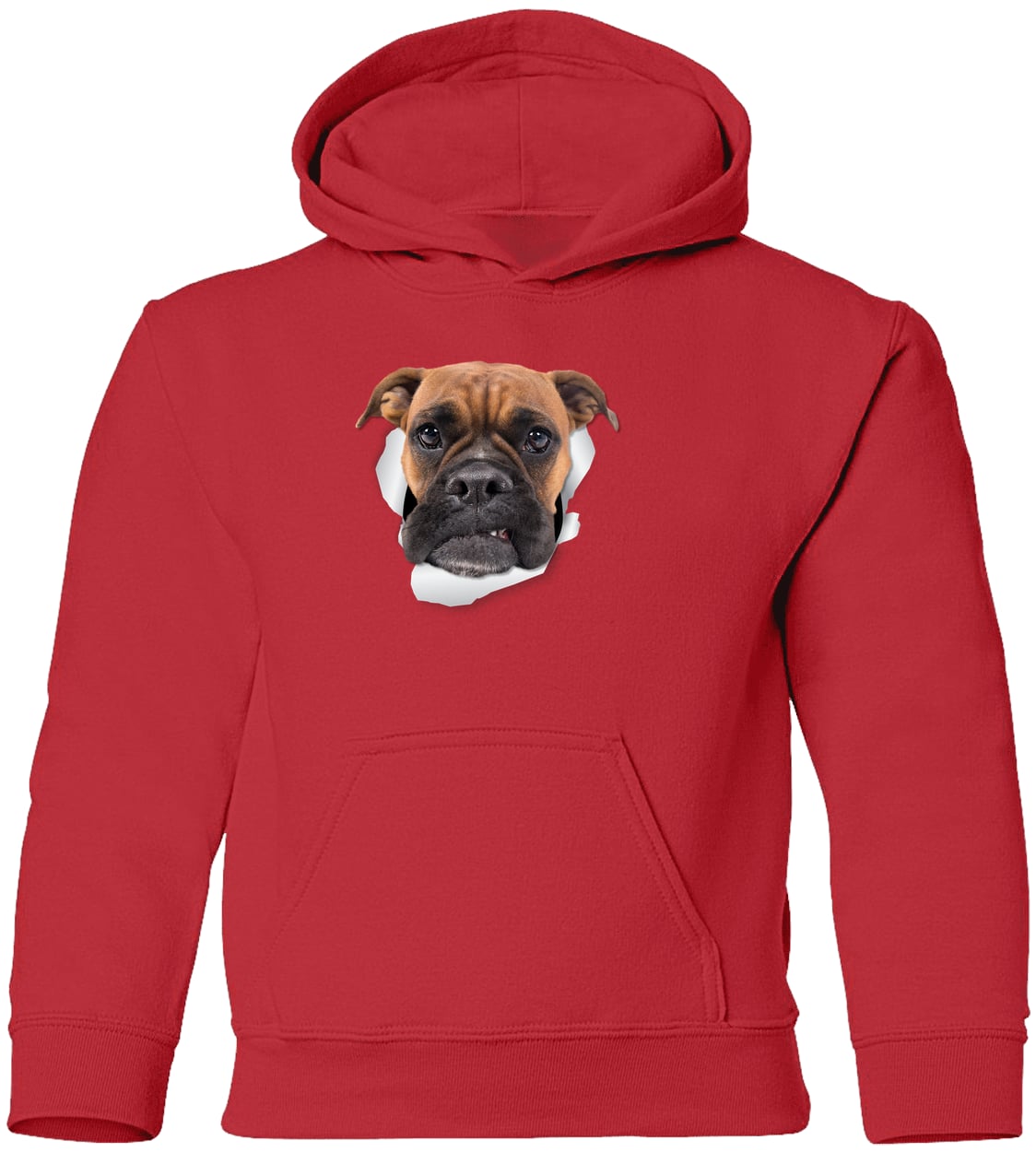 G185B Gildan Youth Pullover Hoodie - Red