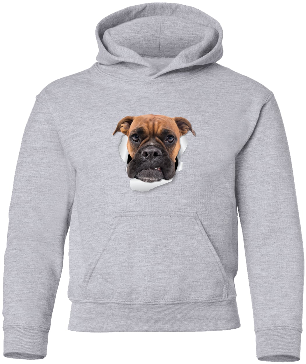 G185B Gildan Youth Pullover Hoodie - Sport Grey