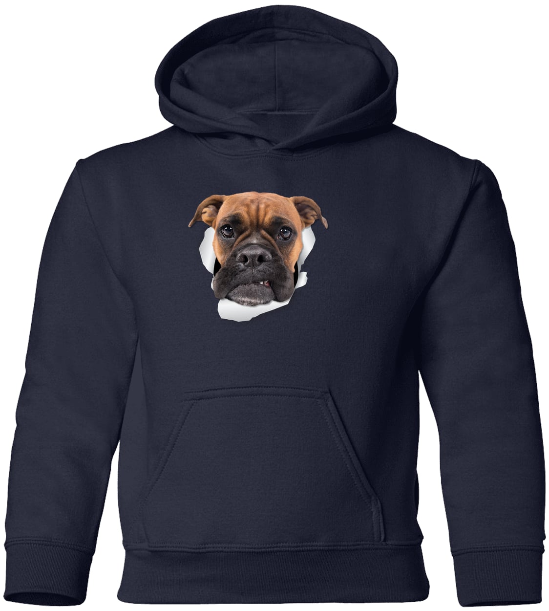 G185B Gildan Youth Pullover Hoodie - Navy