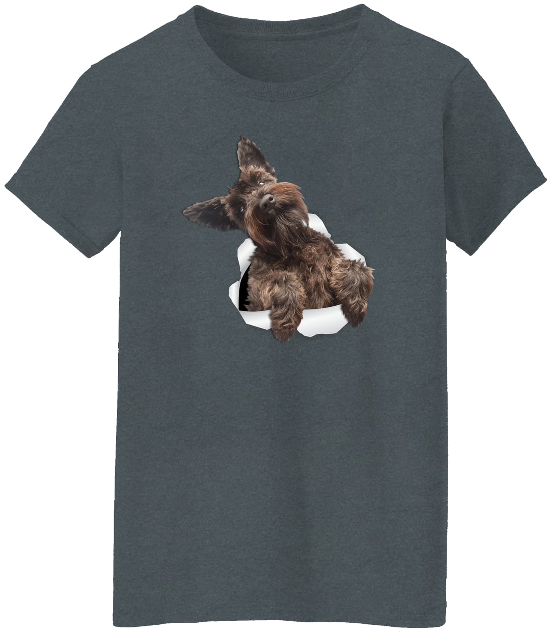 G500L Ladies' 5.3 oz. T-Shirt - Dark Heather