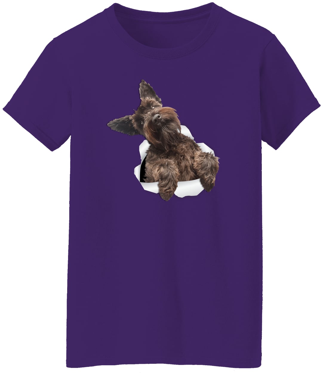 G500L Ladies' 5.3 oz. T-Shirt - Purple