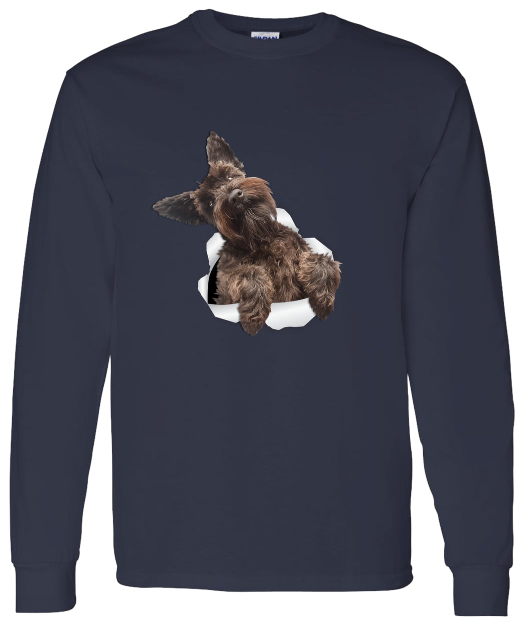 G540 LS T-Shirt 5.3 oz. - Navy