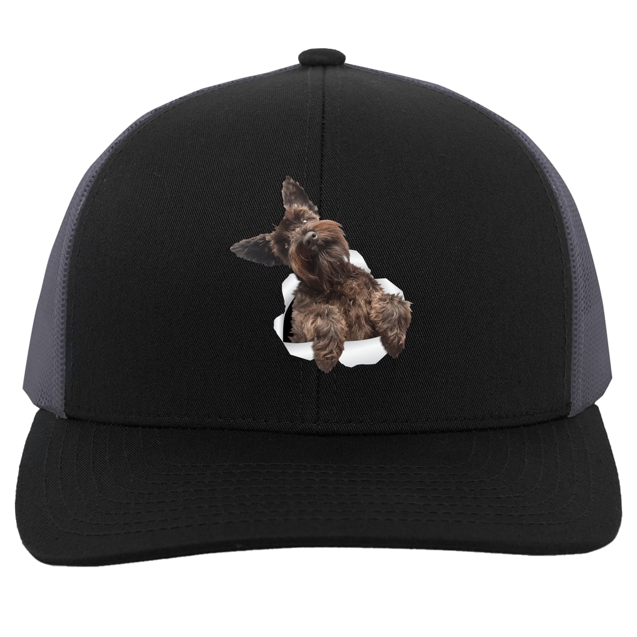 104C Trucker Snap Back - Black/Graphite