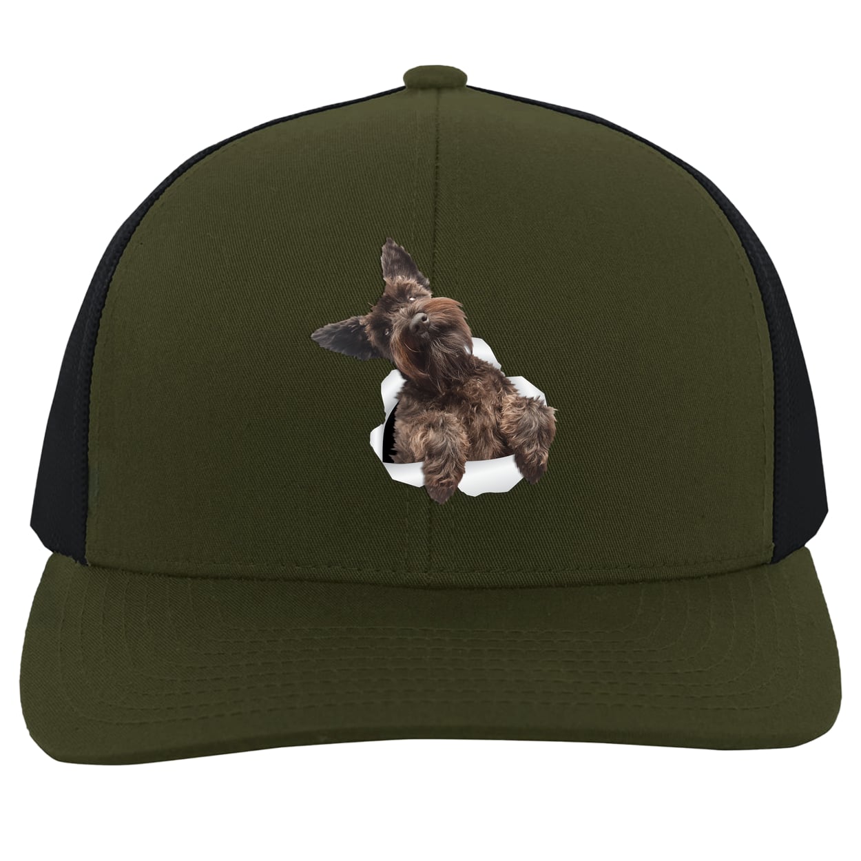 104C Trucker Snap Back - Moss/Charcoal