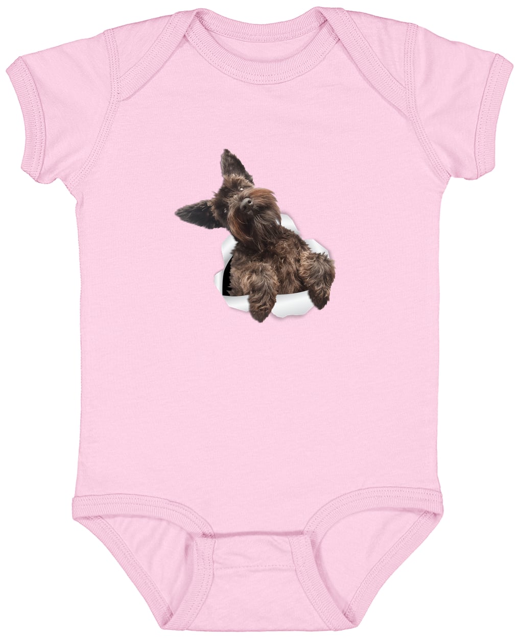 4424 Infant Fine Jersey Bodysuit - Pink