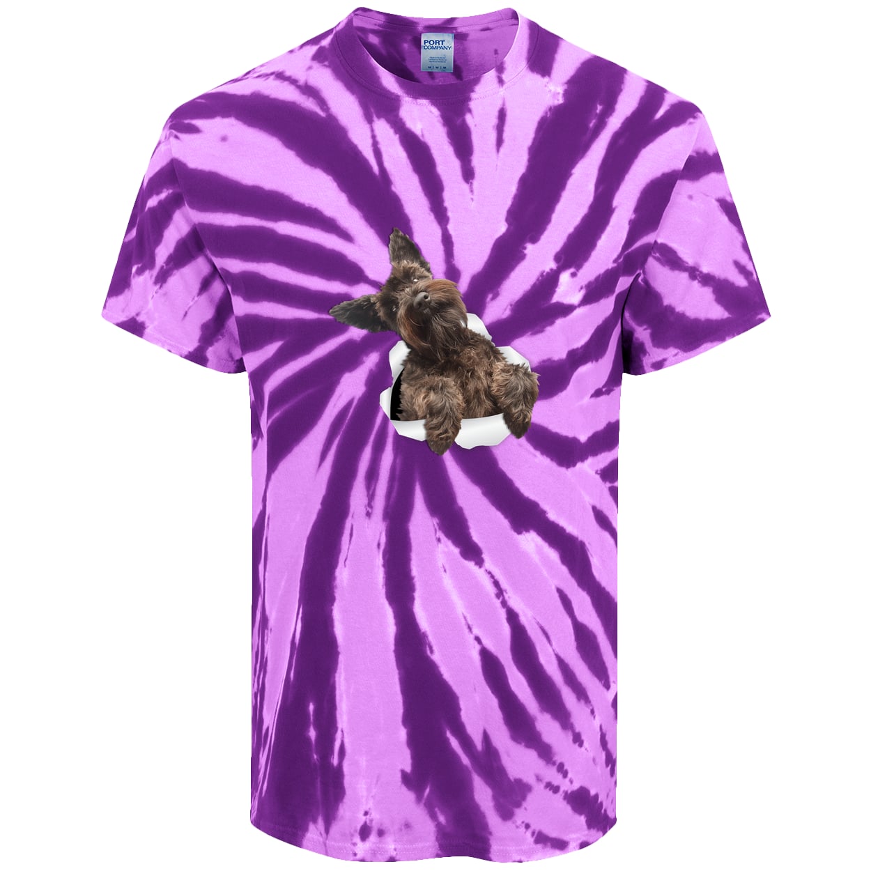 PC147 Port & Company Tie-Dye Tee - Purple