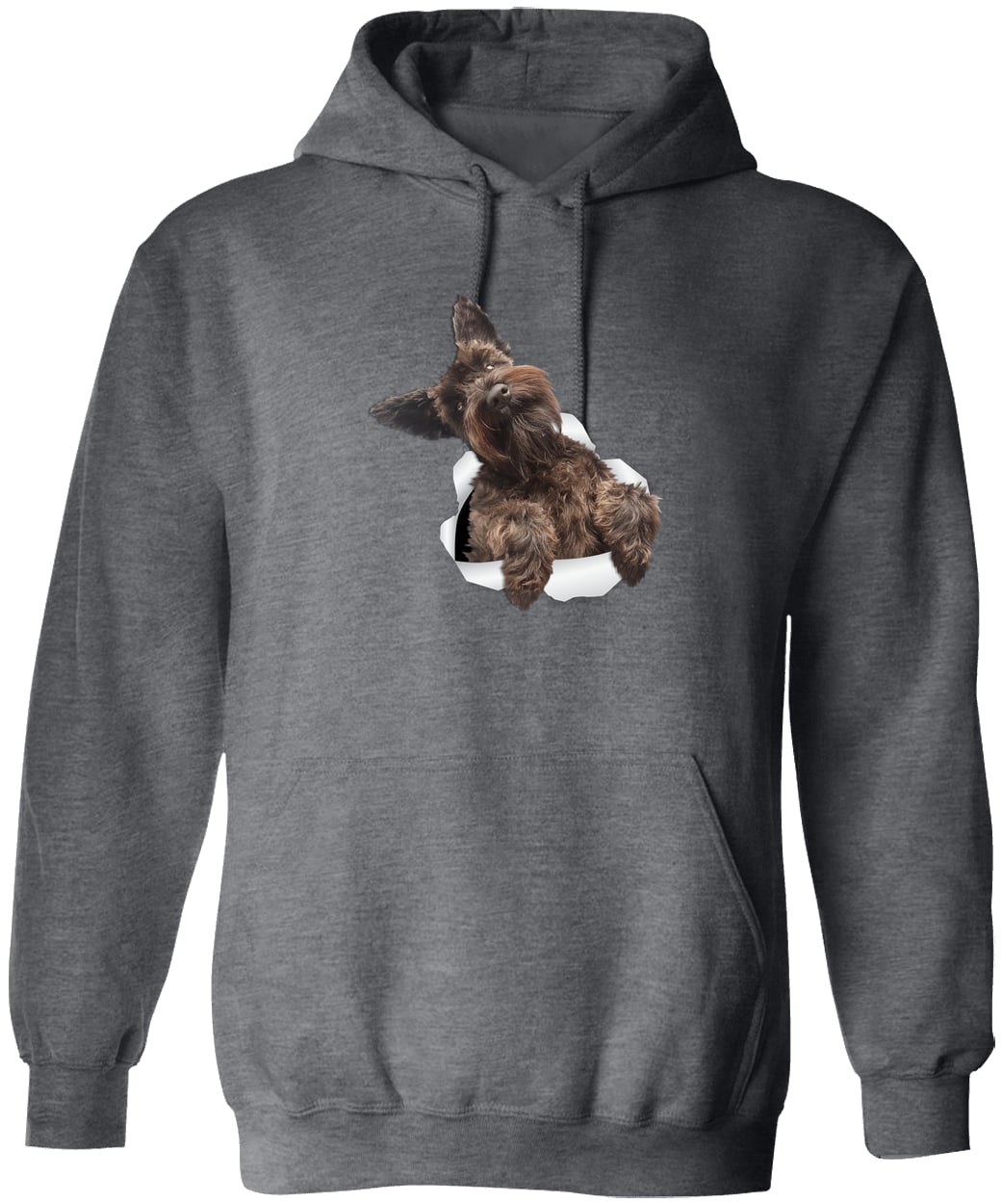 G185 Gildan Pullover Hoodie - Dark Heather
