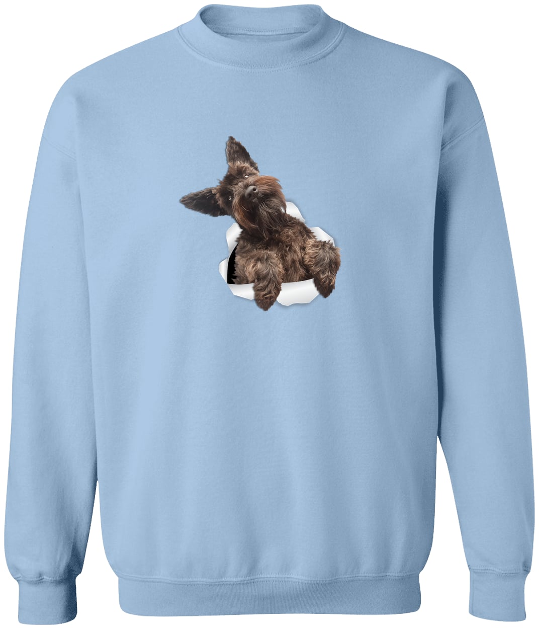 G180 Gildan Crewneck Pullover Sweatshirt - Light Blue