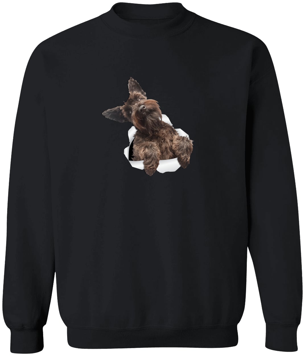 G180 Gildan Crewneck Pullover Sweatshirt - Black