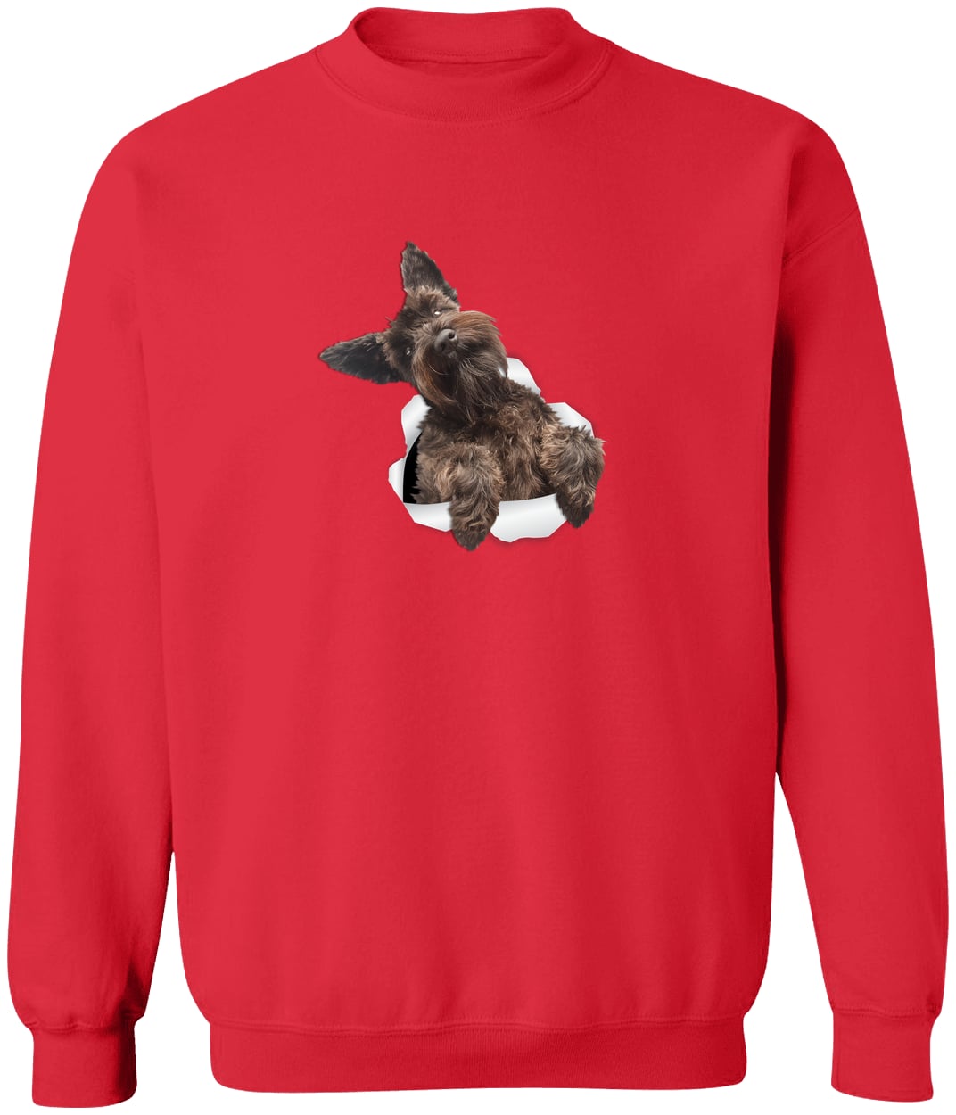 G180 Gildan Crewneck Pullover Sweatshirt - Red