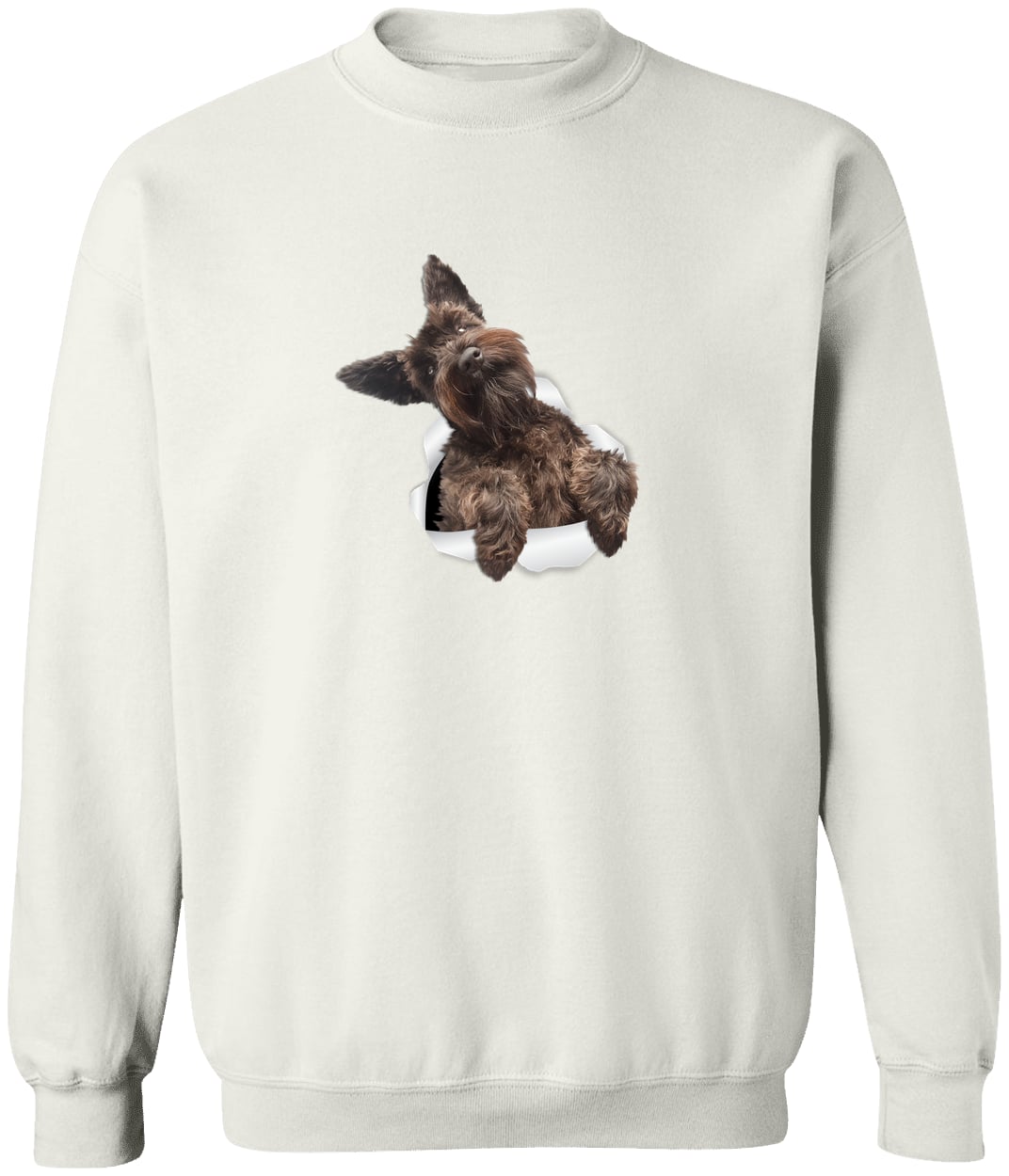 G180 Gildan Crewneck Pullover Sweatshirt - White