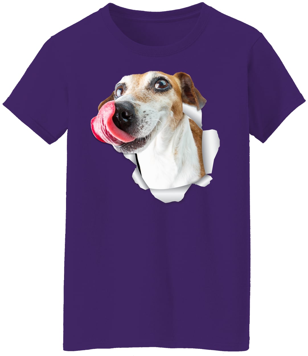 G500L Ladies' 5.3 oz. T-Shirt - Purple