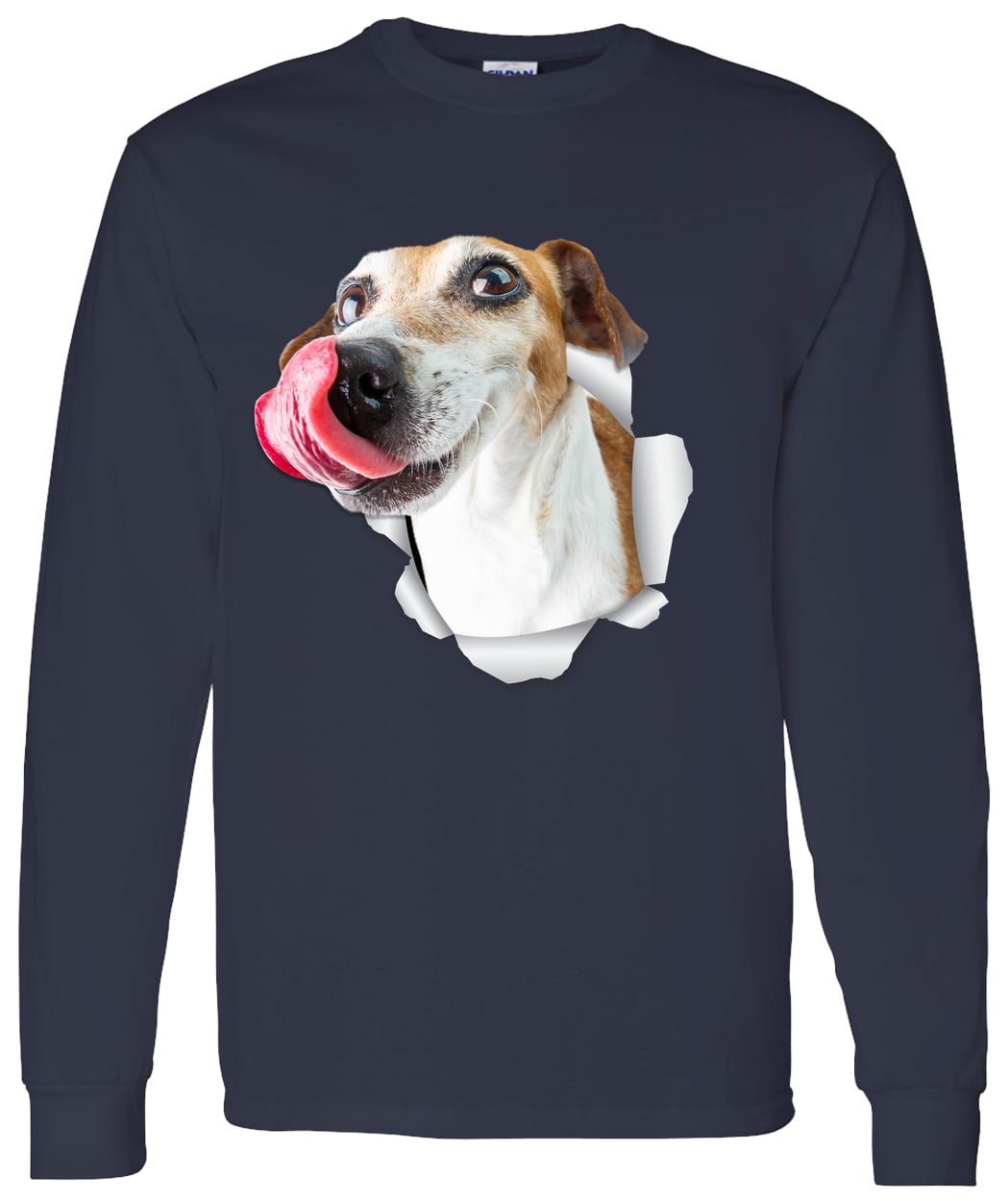 G540 LS T-Shirt 5.3 oz. - Navy