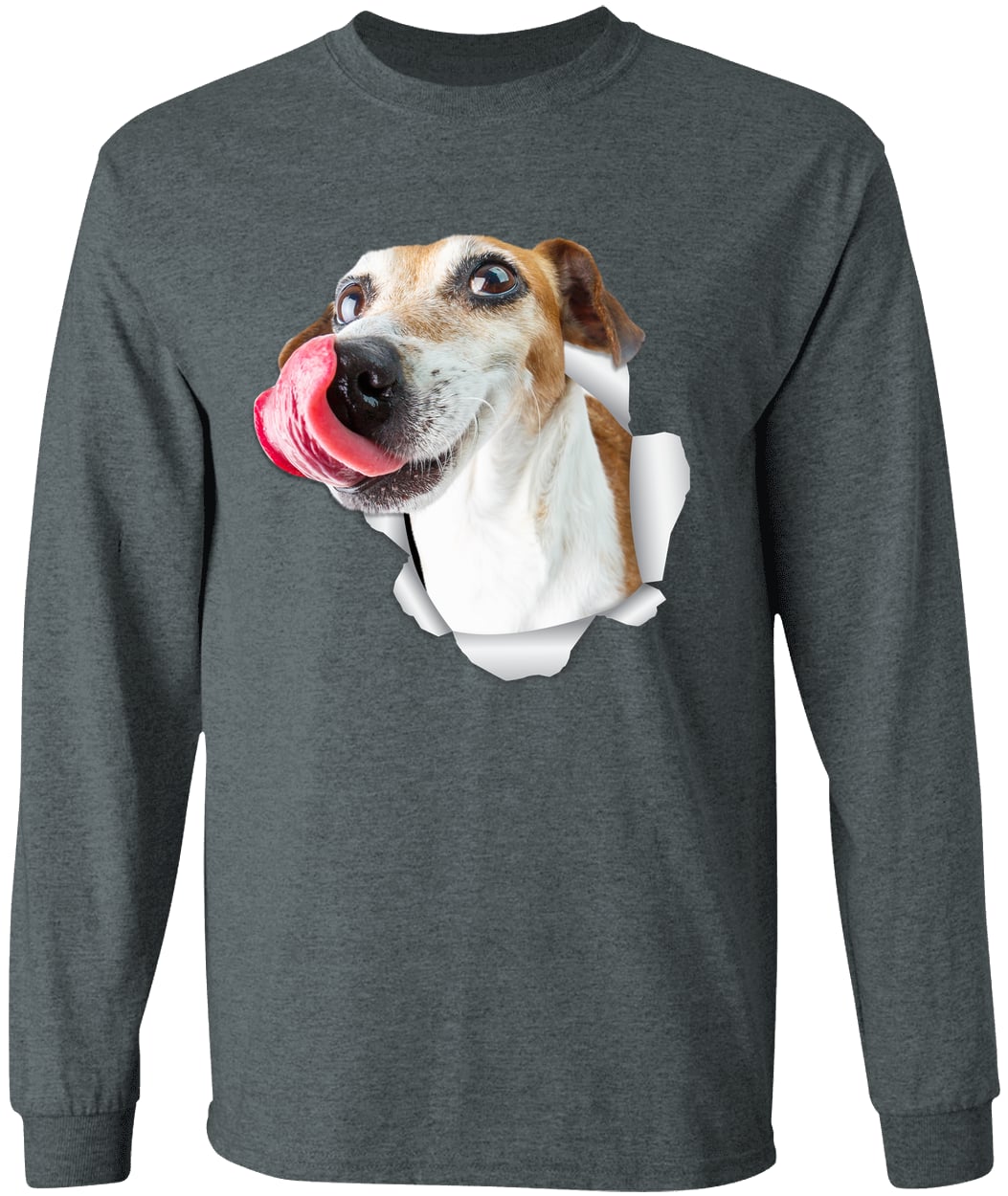 G540 LS T-Shirt 5.3 oz. - Dark Heather