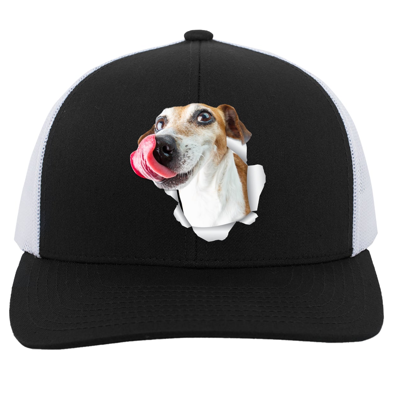 104C Trucker Snap Back - Black/White