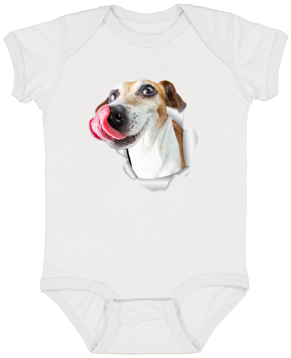 4424 Infant Fine Jersey Bodysuit - White