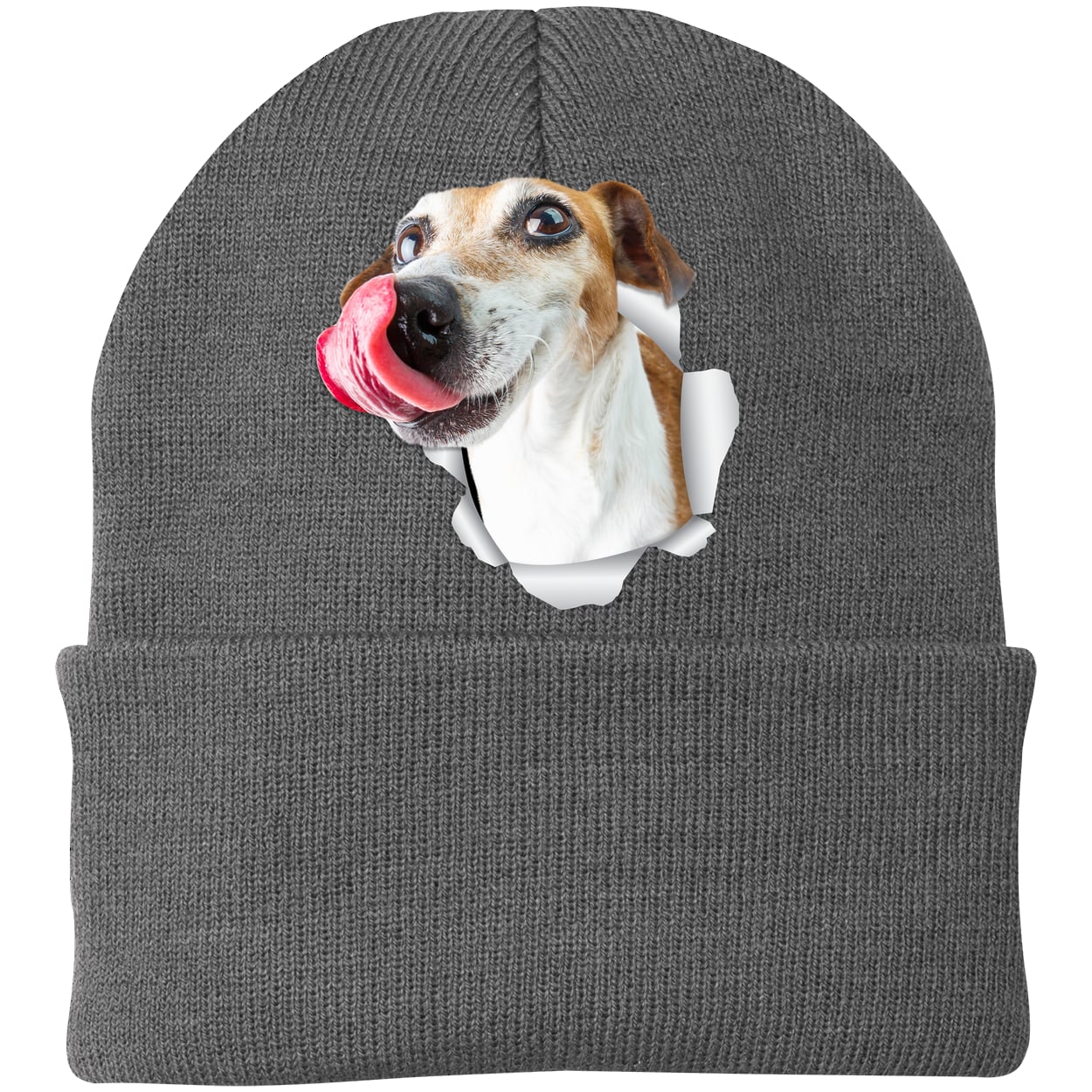 CP90 Port & Company Knit Beanie - Athletic Oxford