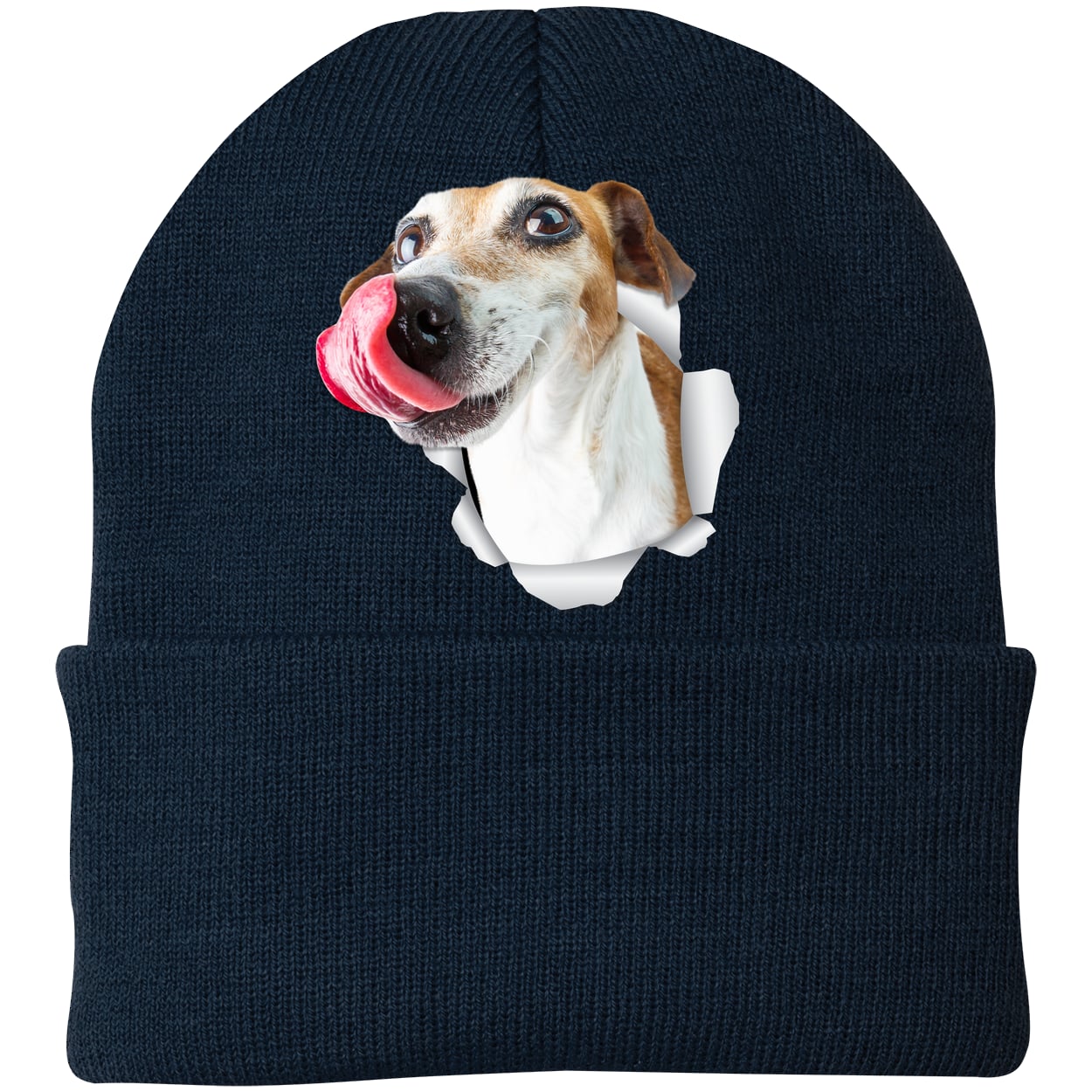 CP90 Port & Company Knit Beanie - Navy