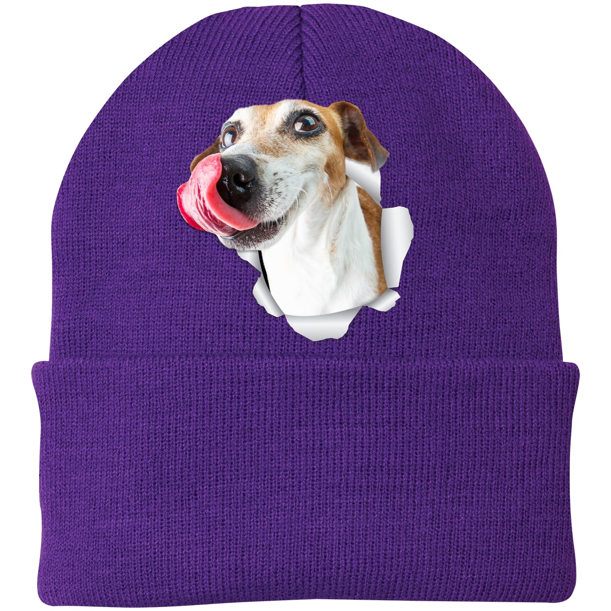 CP90 Port & Company Knit Beanie - Athletic Purple