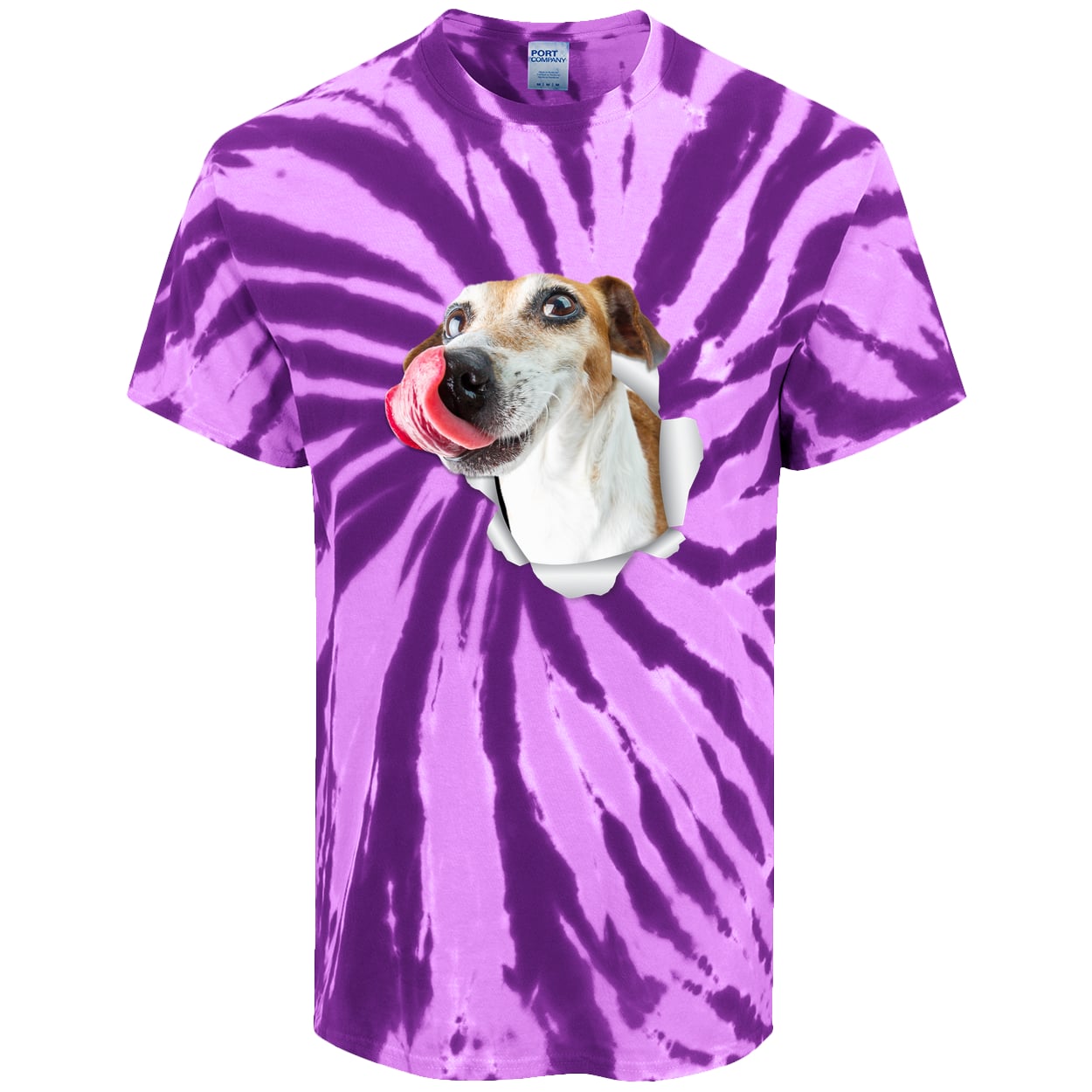 PC147 Port & Company Tie-Dye Tee - Purple