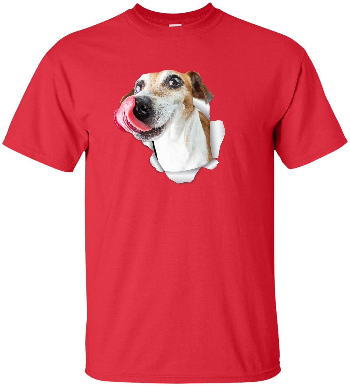 G200T Gildan Mens Tall Ultra Cotton Tee - Red