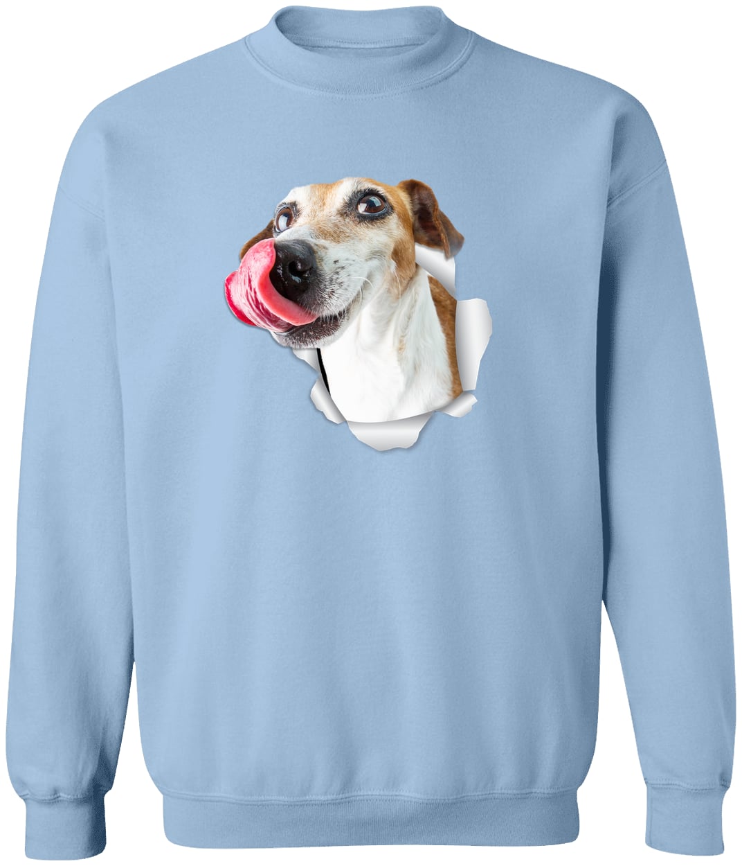 G180 Gildan Crewneck Pullover Sweatshirt - Light Blue