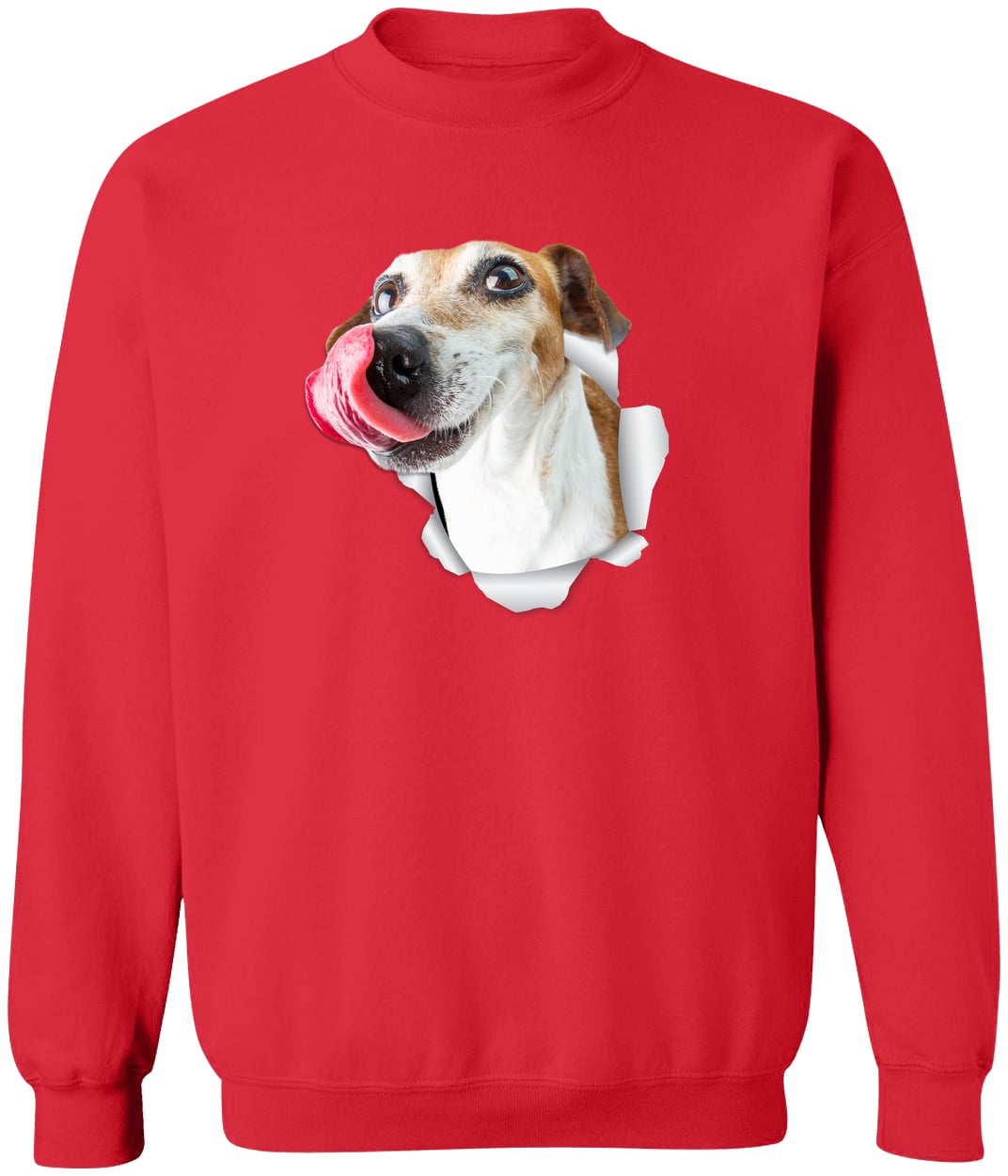 G180 Gildan Crewneck Pullover Sweatshirt - Red